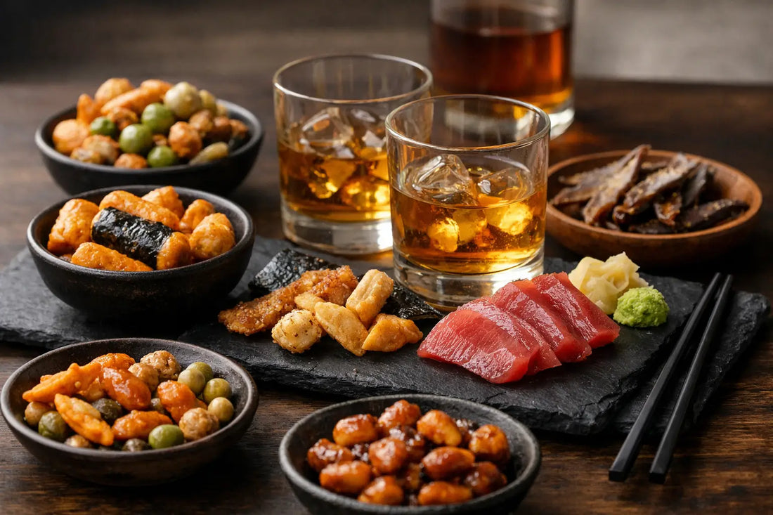Japanese Snacks for Whisky Pairing