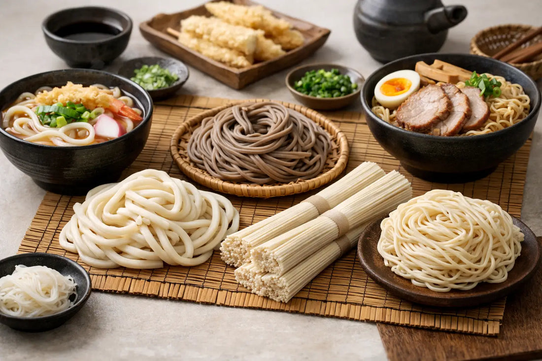 Guide to Japanese Noodle Types for Home Cooks