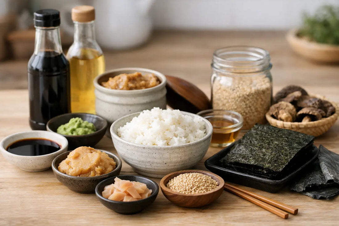 Japanese Pantry Starter Example for Everyday Meals