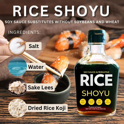 Umami Shoyu - Rice Shoyu, Soy Sauce Alternative 5.07oz (150 ml) Takata