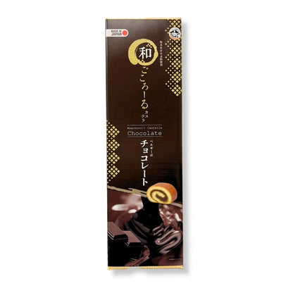 Wagokoroll Castella Roll Cake, Belgium Chocolate Flavor 200g Penguin