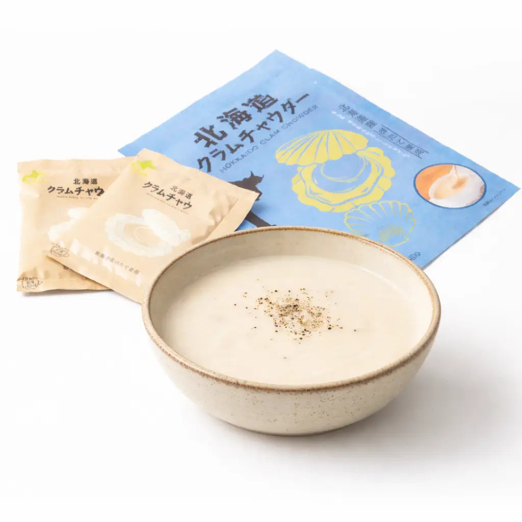 Hokkaido Clam Chowder – Classic Japanese Instant Soup, 3 Servings Aki Foods Japan