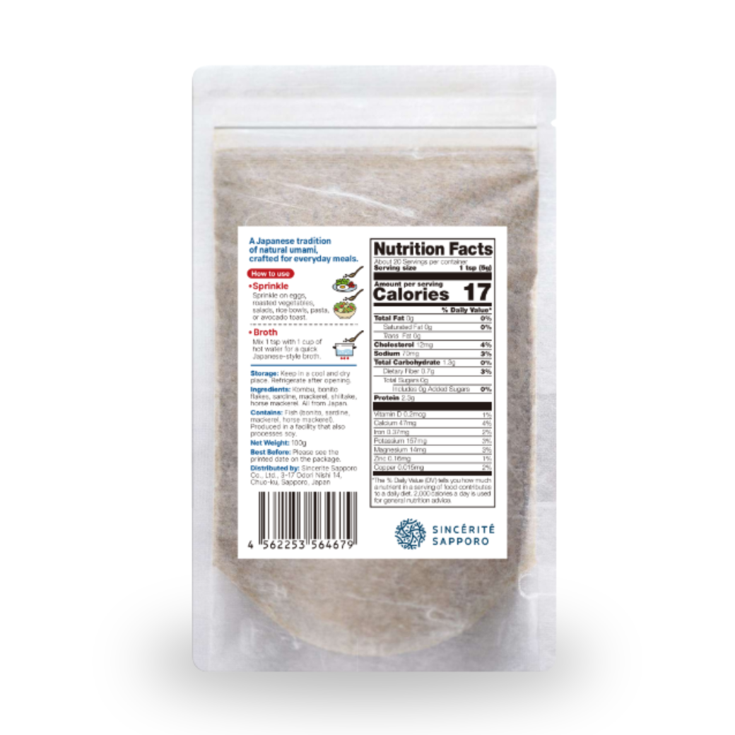 Dashi Dash, Hokkaido Instant Japanese Umami Powder