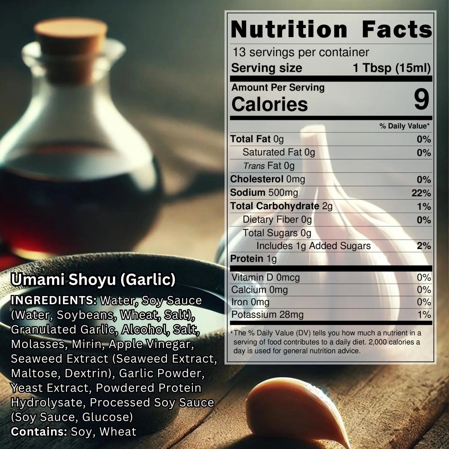 Umami Shoyu - Garlic Soy Sauce 200ml Takata