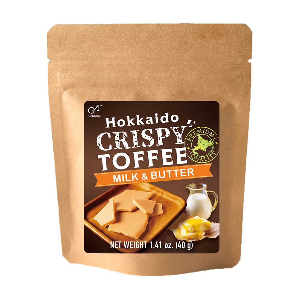 Hokkaido Crispy Toffee, Milk and Butter 1.41oz (40g)