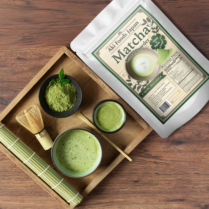 Japanese Matcha Latte Powder Drink Mix 2.2 lb Aki Foods Japan