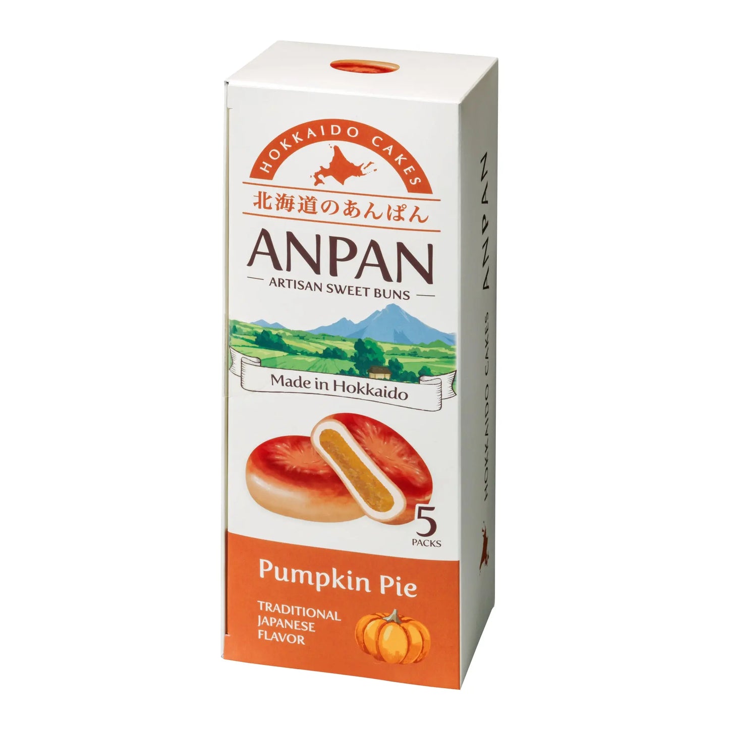 Hokkaido Anpan Pumpkin Pie (5 Pieces) Aki Foods Japan