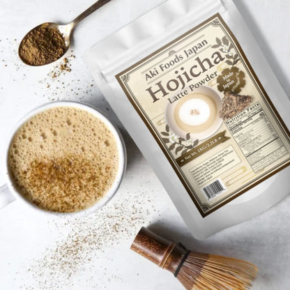 Drink Mix Hojicha Latte Powder 2.2lb Aki Foods Japan