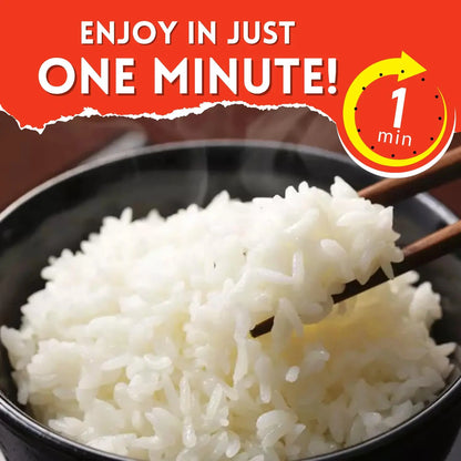 Japanese Koshihikari Instant Microwave Rice, 3 Servings Takano